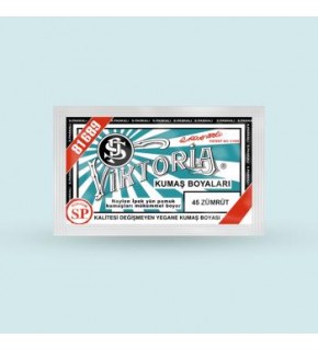 Victoria Toz Kumaş Boyası - 45 Zümrüt 10 Gr