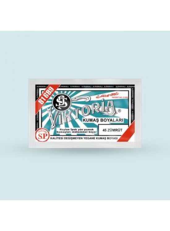 Victoria Toz Kumaş Boyası - 45 Zümrüt 10 Gr
