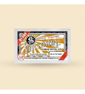 Victoria Toz Kumaş Boyası - 56 Altın Sarı 10 Gr