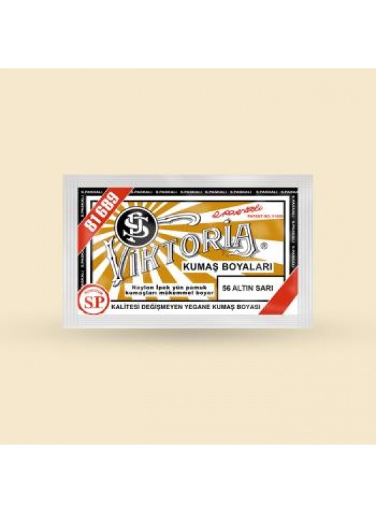Victoria Toz Kumaş Boyası - 56 Altın Sarı 10 Gr