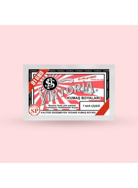 Victoria Toz Kumaş Boyası - 7 Nar Çiçeği 10 Gr