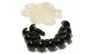 Vidalı Göz 12mm -Siyah (1 Adet)