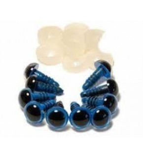 Vidalı Göz 8mm Mavi (1 Adet)