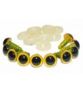 Vidalı Göz 8mm Sarı (1 Adet)