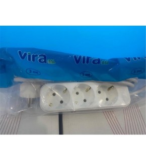 Vira 3lü 3mt Topraklı Priz