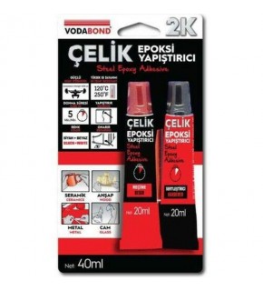 Vodabond Epoksi Çelik Yapıştır 2k Rapit 40 Ml 0363