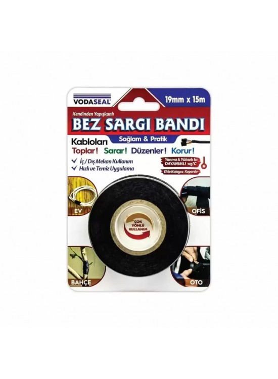 Vodaseal Bez Sargı Bandı 19 Mm 15 M 0431