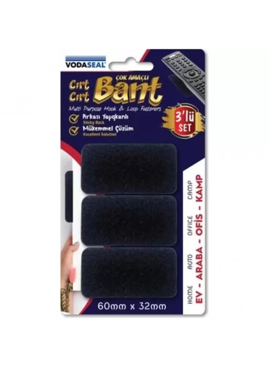 Vodaseal Çok Amaçlı Cırt Bant 3 Lü Set 70523