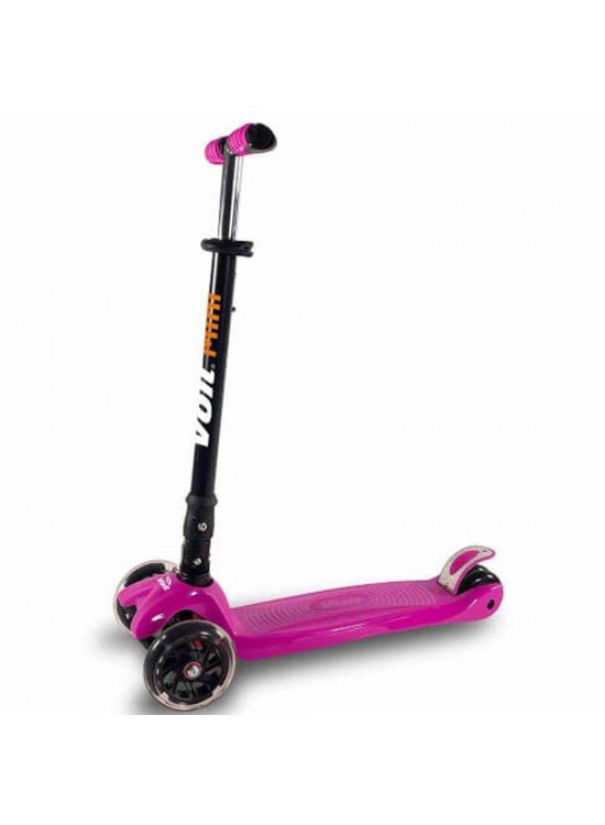 Voit Scooter 218 Katlanabilir Işıklı 3 Teker Fuşya 8Vtoy218/090