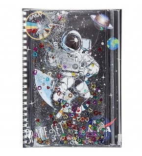 Vuki Sulu Çantalı Defter Orta Boy Astronot 2/S VK-0086D