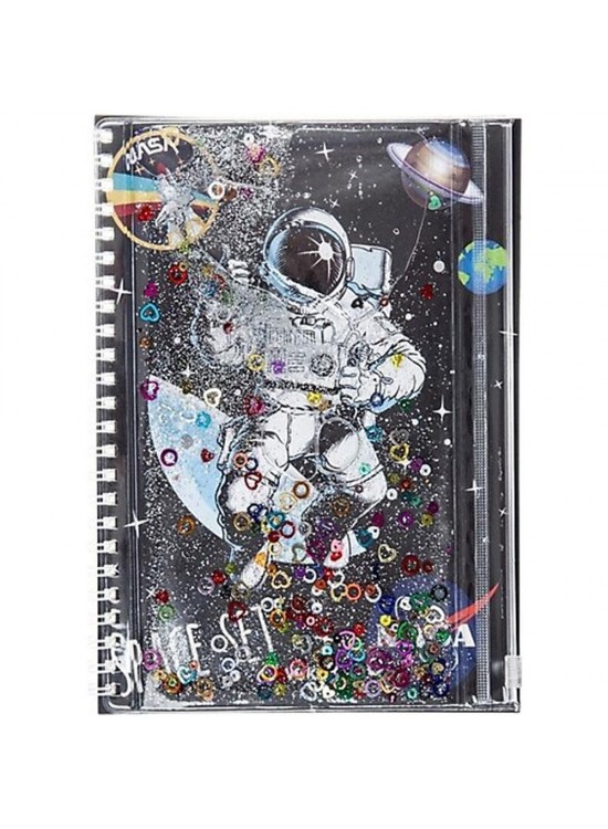Vuki Sulu Çantalı Defter Orta Boy Astronot 2/S VK-0086D