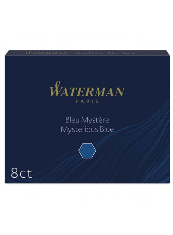 Waterman Dolma Kalem Kartuşu 8 Lİ Siyah/Mavi S0110910