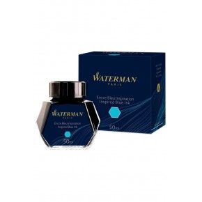 Waterman Dolma Kalem Mürekkebi Cam Şişede 50 ML Deniz Mavi S0110810