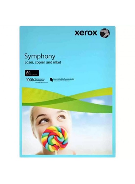 Xerox Renkli Fotokopi Kağıdı Symphony A4 Orta Mavi 80 GR 003R93968