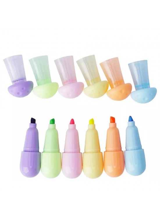 Xuczi Fosforlu Kalem Mini Mantar 6 Lı BC-725