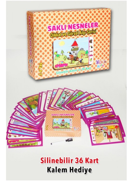 Yuka Kids Saklı Nesneler 3-6 Yaş