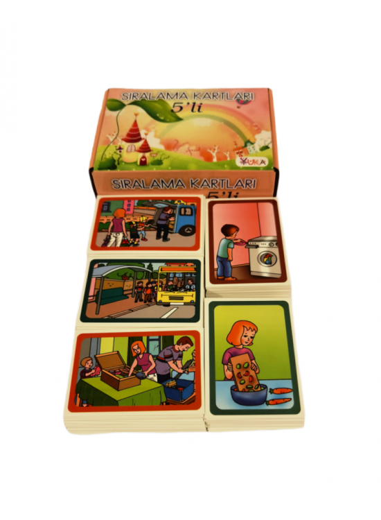 Yuka Kids Sıralama Kartları 5 Li