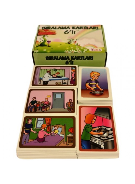 Yuka Kids Sıralama Kartları 6 Lı