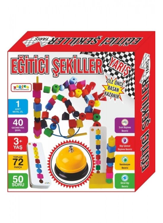 Zekice Eğitici Şekiller Yarış