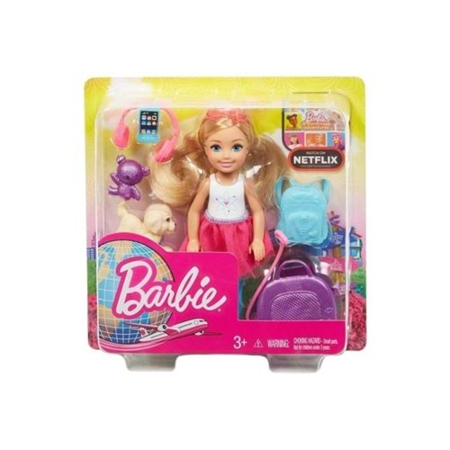 Mattel Barbie Chelsea Aksesuar Seyahatte FWV20